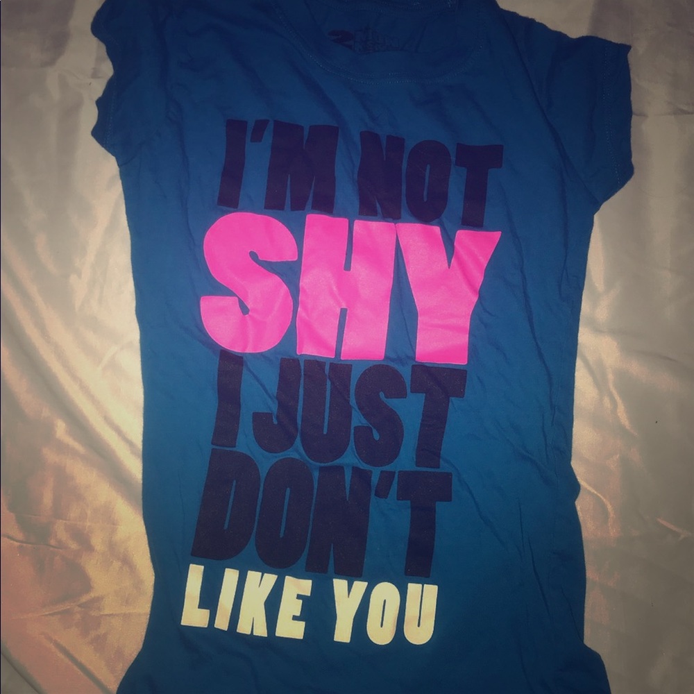 Blue t shirt